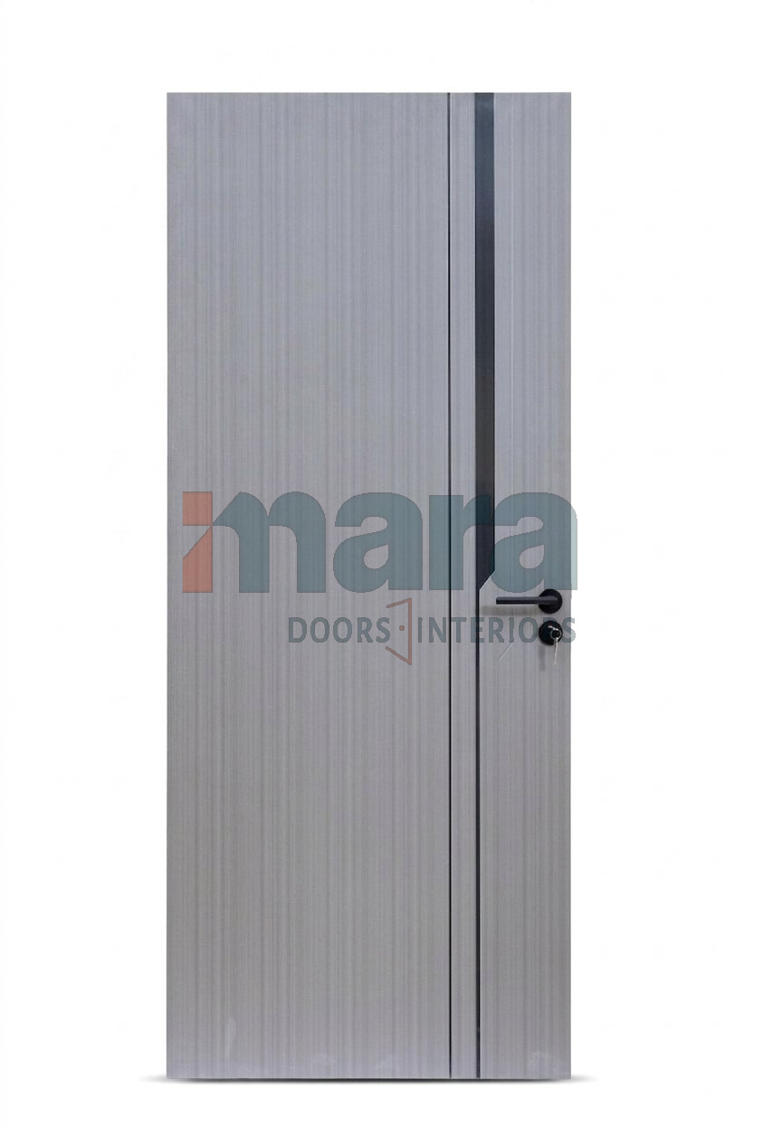 XNS-E26 — Grey Fluted Interior Door