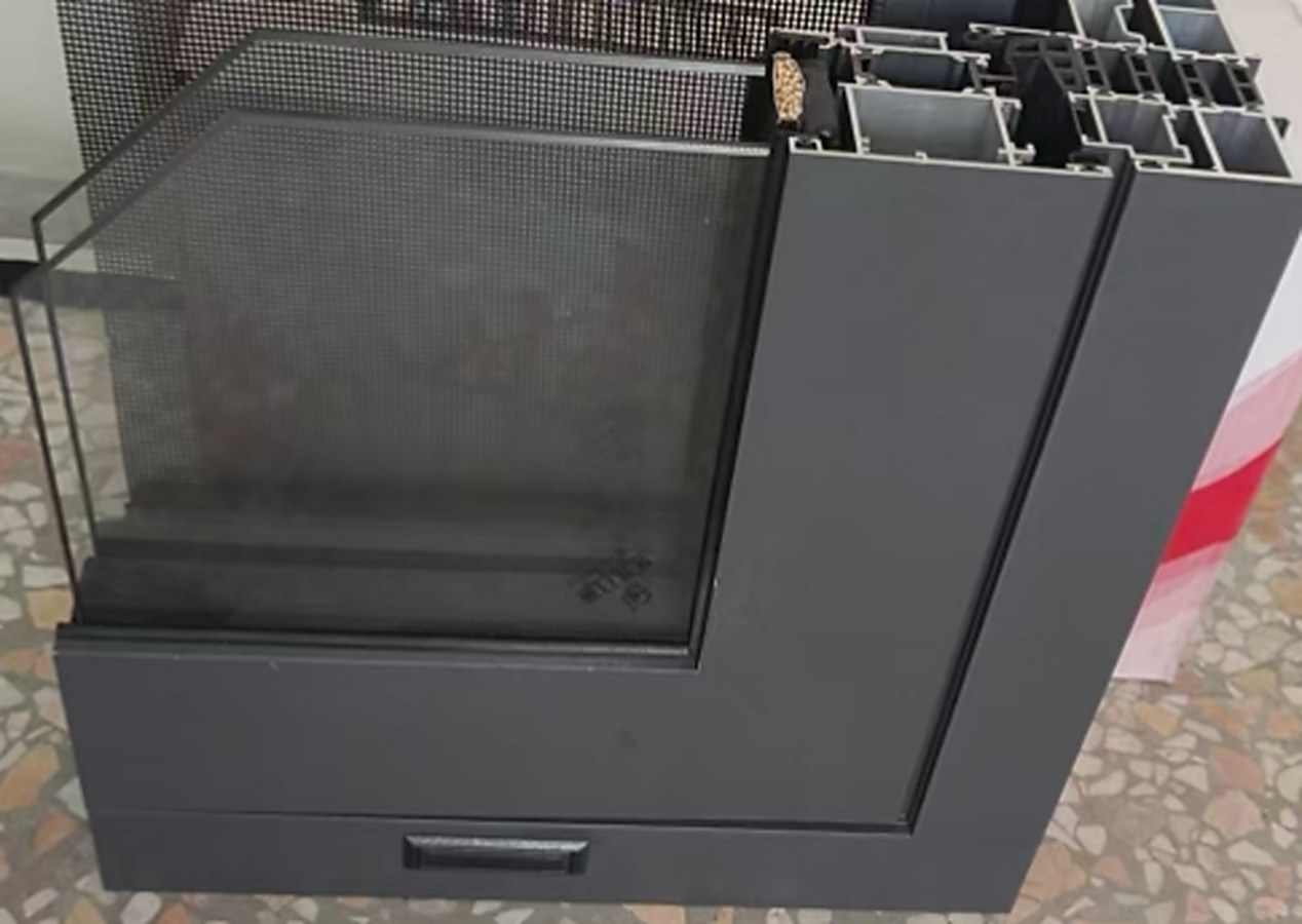 Wanxin Aluminum Bathroom Door WX-BD-2601 gallery image