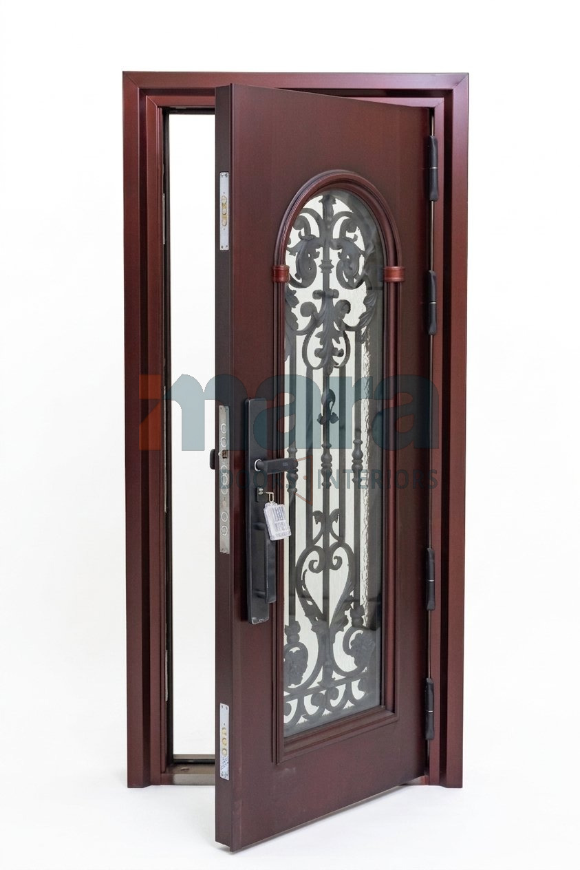Copper French Single — Mahogany Arched Glass gallery image