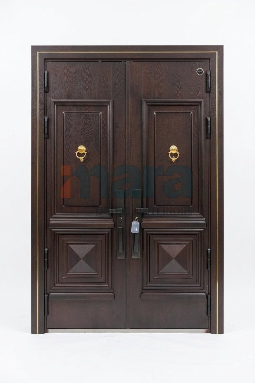 Hennessy Wooden-Finish Steel Doors: Warm Look, Steel Strength